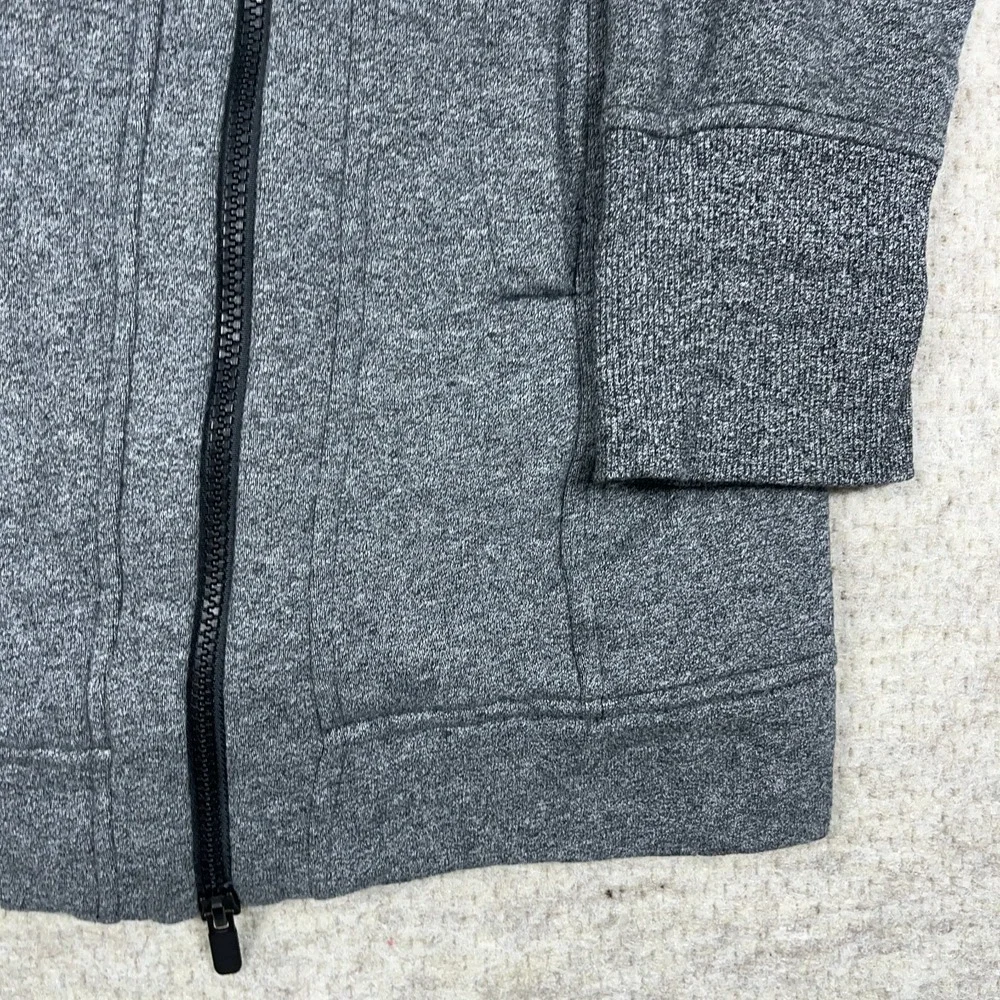 Lululemon Back To It‎ Wrap Fleece Jacket Heathered Stretch Full Zip Gray Size 6